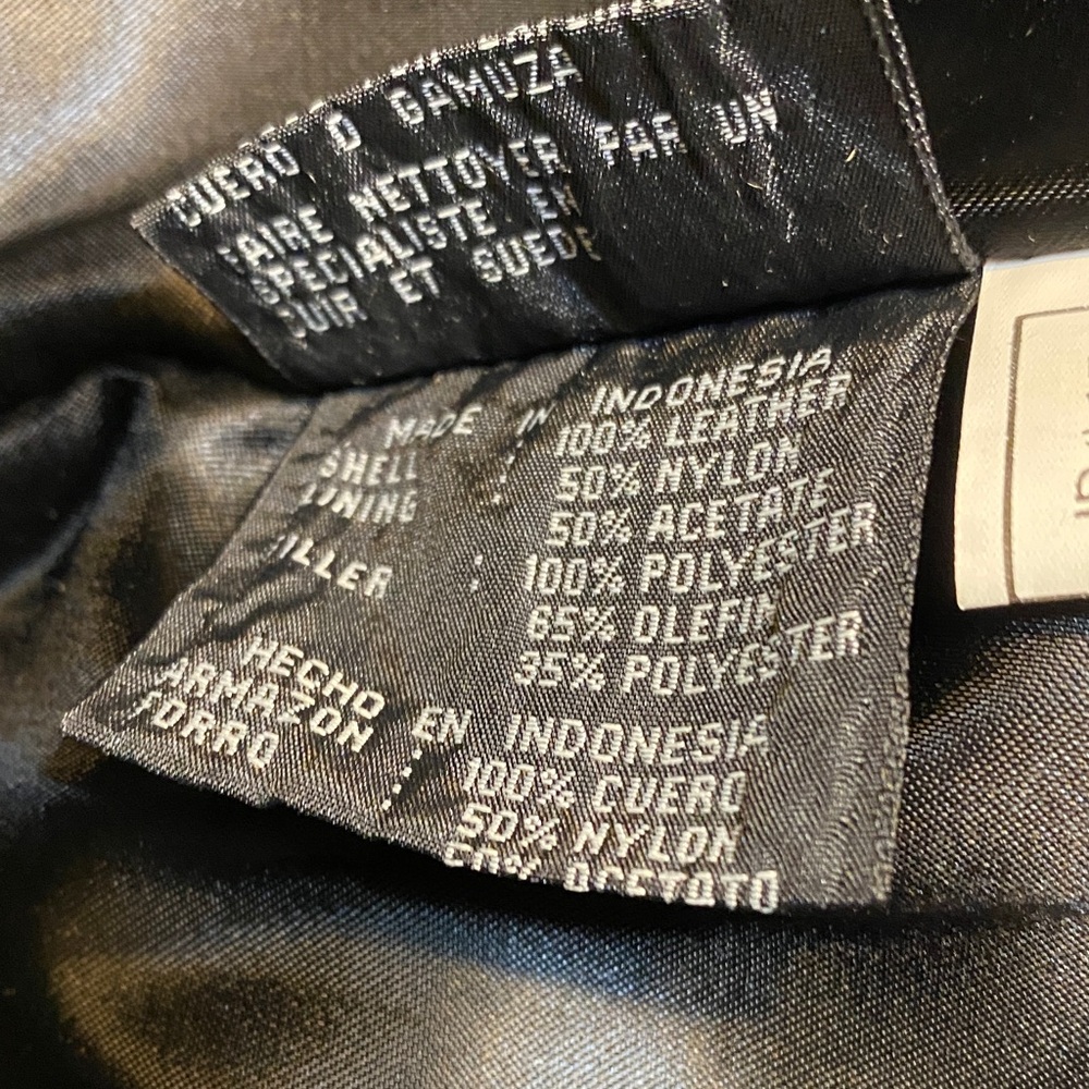 Classic Black Leather Long Coat - Picture 6 of 7